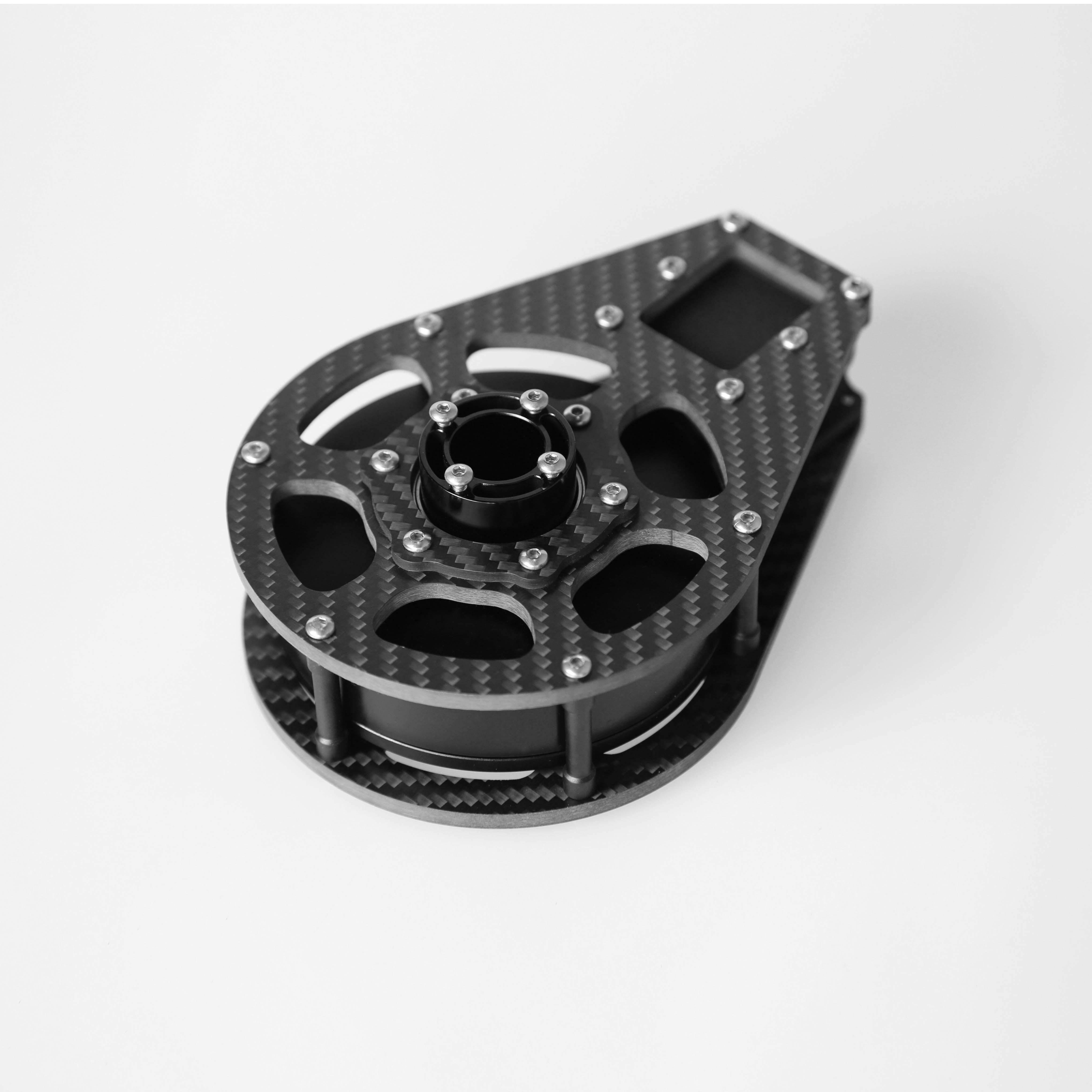 Carbon fiber motor cage 3 Axis Tilt X Axis with 6208 motor
